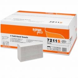 Hurt - SavePlus jednorazowy ręczniki papierowe V 21,5x18cm 2w 18x175 listków biały